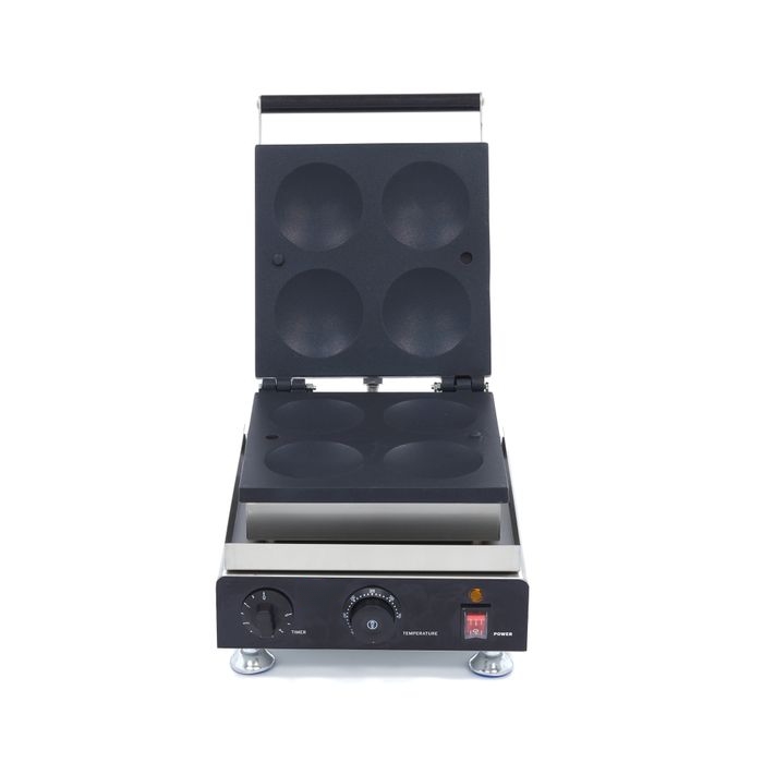 Appareil à Pancakes Professionnel 4 Pièces Ø10 cm - 1750W & Inox – Image 3