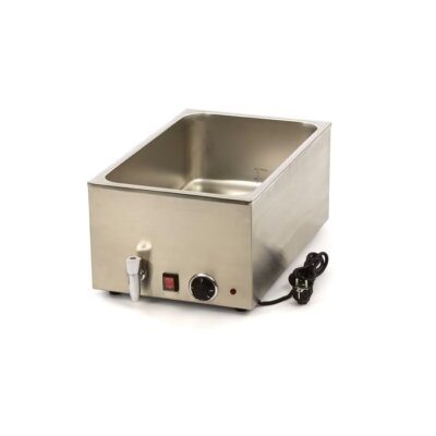 Bain-marie de Table Professionnel – Cuve 1/1 GN – Robinet de Vidange Inox