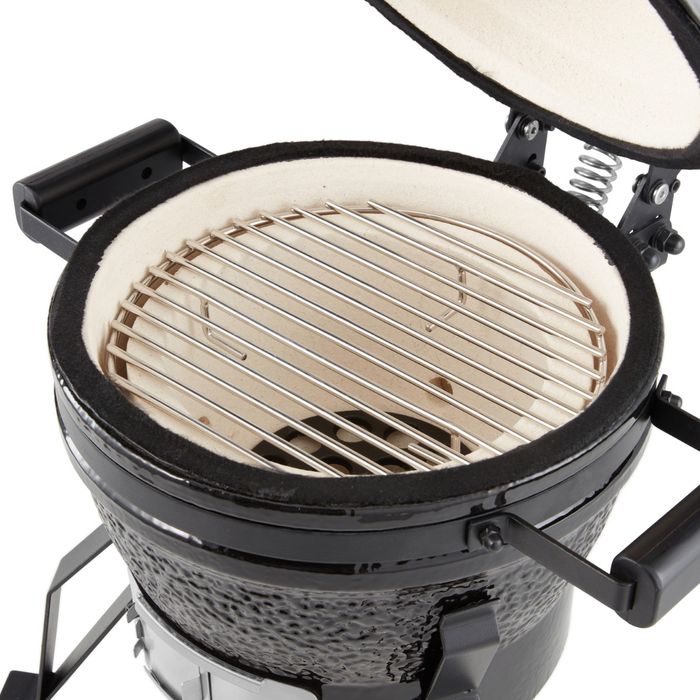 Barbecue Kamado Premium Ø 28 cm – Structure Mullite & Céramique – Ultra-Compact 21 kg – Image 9
