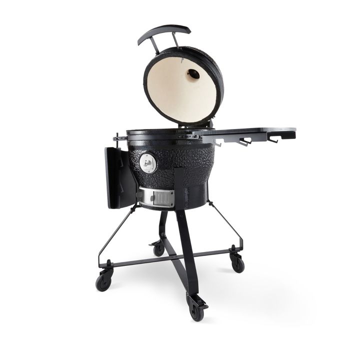 Barbecue Kamado Premium Ø 39,5 cm – Grille Ø 37,5 cm – Châssis Mobilité – 62 kg – Image 2
