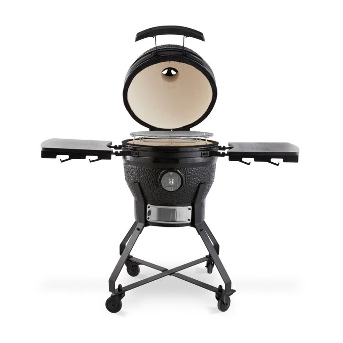 Barbecue Kamado Premium Ø 39,5 cm – Grille Ø 37,5 cm – Châssis Mobilité – 62 kg – Image 4