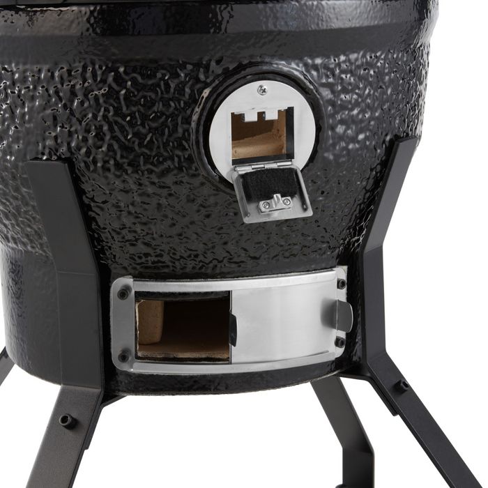 Barbecue Kamado Premium Ø 39,5 cm – Grille Ø 37,5 cm – Châssis Mobilité – 62 kg – Image 6
