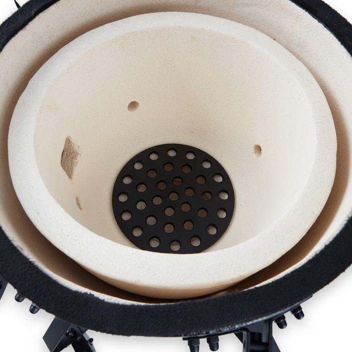 Barbecue Kamado Premium Ø 39,5 cm – Grille Ø 37,5 cm – Châssis Mobilité – 62 kg – Image 8