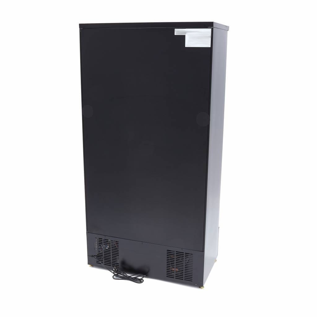 Réfrigérateur Boissons Grande Capacité 538L - 2 Portes Vitrées & 10 Étagères Inox – Image 4