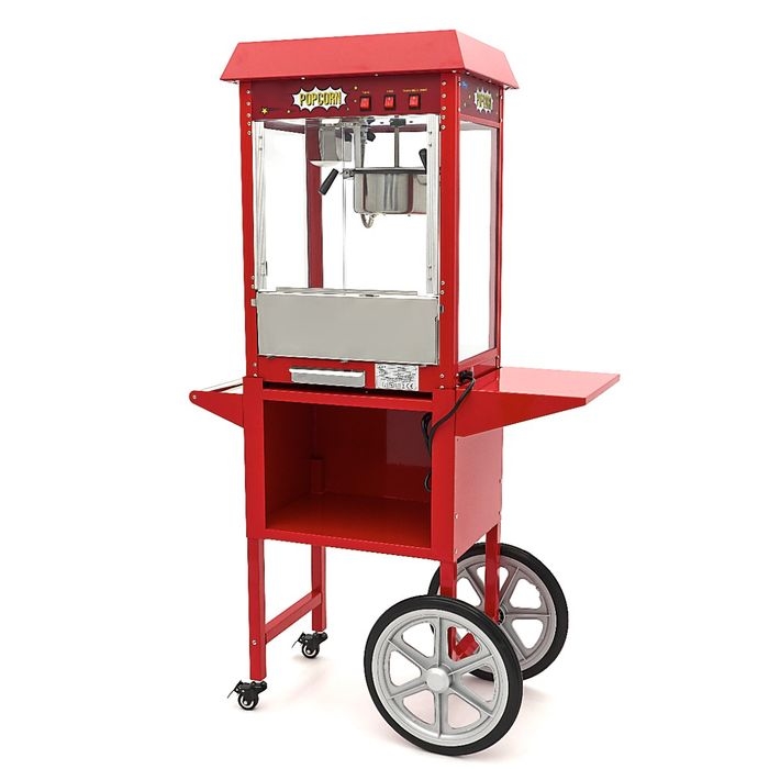 Chariot Professionnel pour Machine à Pop-Corn - Support Mobile & Rétro – Image 2