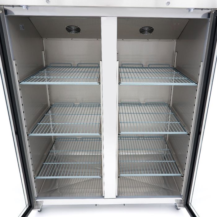 Congélateur Vitrine Professionnel 1200 Litres - 690W Inox Portes Vitrées – Image 2
