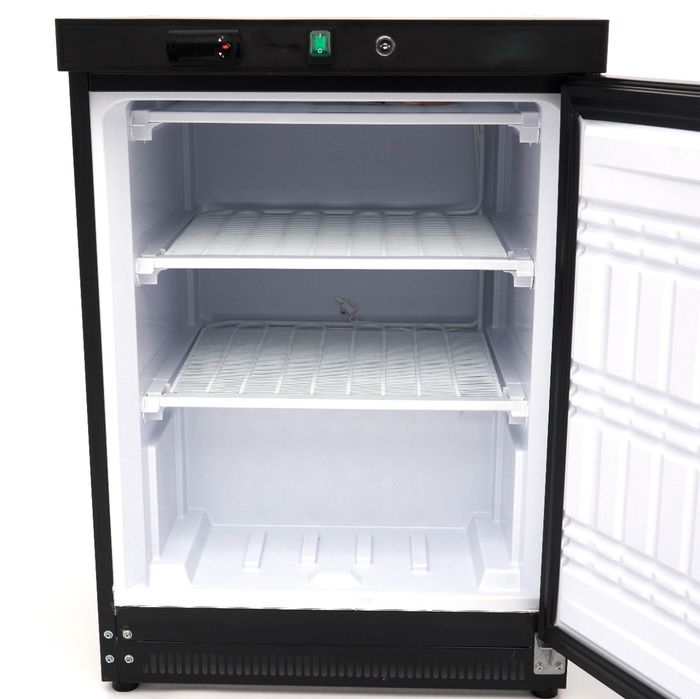 Congélateur Professionnel 200 Litres Noir - Design Compact & Élégant – Image 2