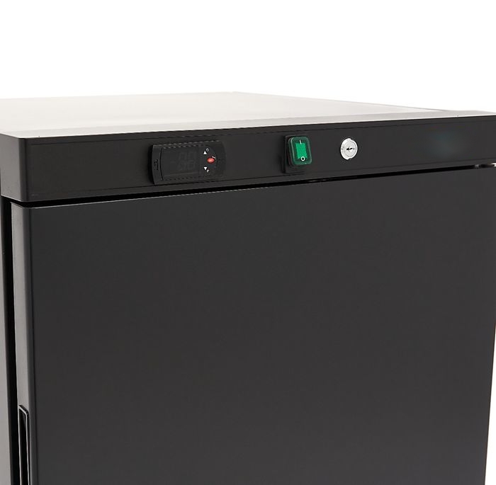 Congélateur Professionnel 200 Litres Noir - Design Compact & Élégant – Image 7