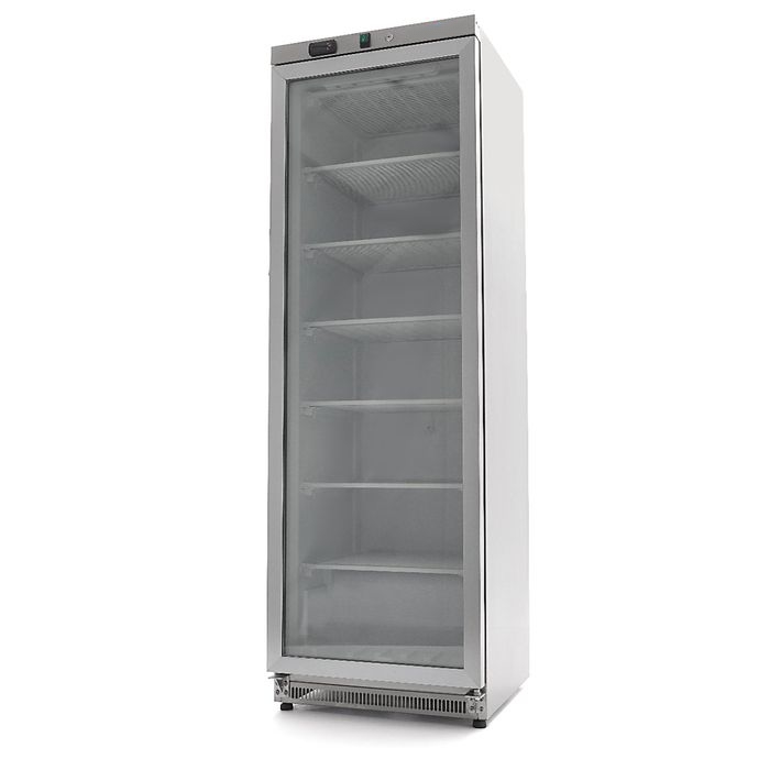 Congélateur Vitrine Professionnel 400 Litres Inox - Armoire Négative Vitrée – Image 2