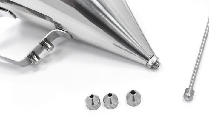 Distributeur de pâte 1,6 L en acier inoxydable avec bouton de dosage – Image 7