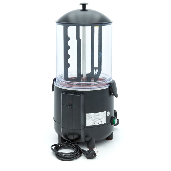 Distributeur de Chocolat Chaud 10L - Bain-Marie & Agitation Continue - Noir – Image 3