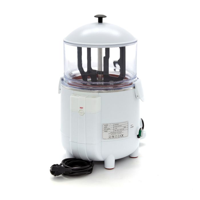 Distributeur de Chocolat Chaud 5L Blanc - Bain-Marie & Brassage Doux – Image 4