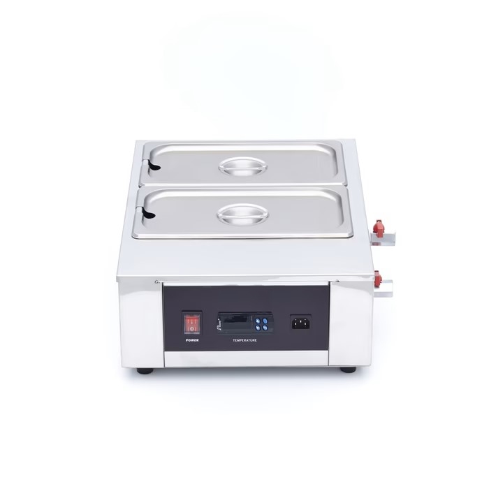 Fondoir à Chocolat Professionnel – 2 x GN 1/3 – Inox 10kg Total – Image 3