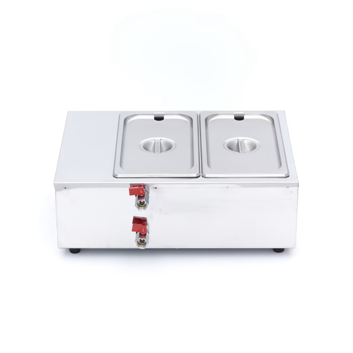 Fondoir à Chocolat Professionnel – 2 x GN 1/3 – Inox 10kg Total – Image 4