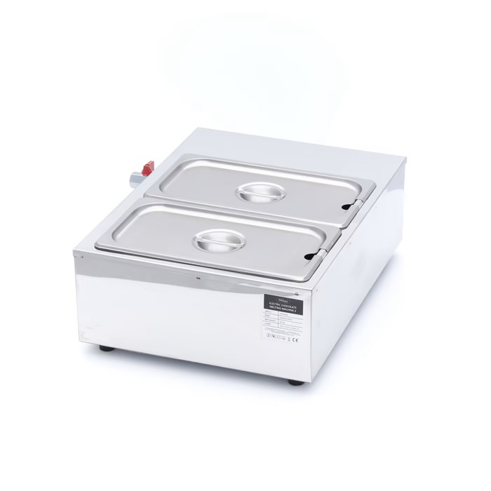 Fondoir à Chocolat Professionnel – 2 x GN 1/3 – Inox 10kg Total – Image 5