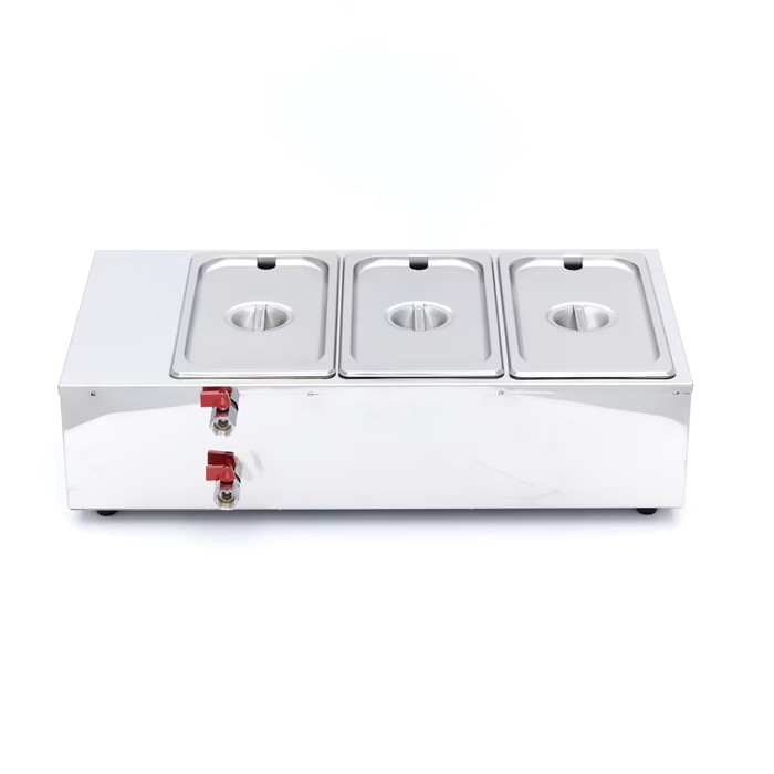 Fondoir à Chocolat Professionnel – 3 x GN 1/3 – Inox 1500W – Image 4