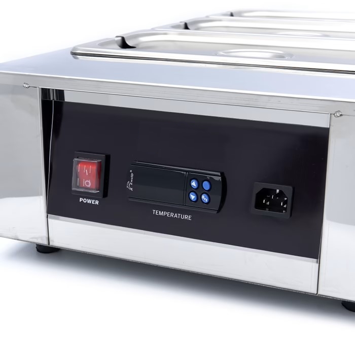 Fondoir à Chocolat Professionnel – 3 x GN 1/3 – Inox 1500W – Image 6