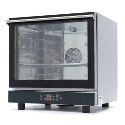 Four mixte professionnel 5 niveaux à commande tactile LCD en acier inoxydable avec programmation en trois phases 400V