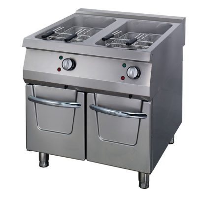 Friteuse électrique professionnelle 2 x 22 litres série 900 inox 36 kW triphasée 400V