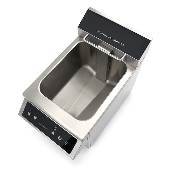 Friteuse Induction 1 x 8 Litres avec robinet de vidange – Image 3