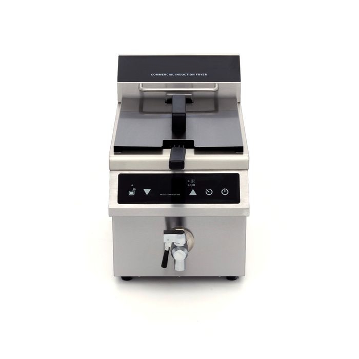 Friteuse Induction 1 x 8 Litres avec robinet de vidange – Image 7