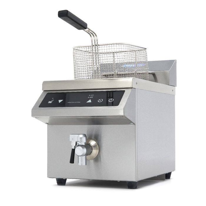 Friteuse Induction 1 x 8 Litres avec robinet de vidange – Image 10
