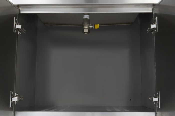 Friteuse Électrique Professionnelle 35L avec Robinet - 6000W - 400V sur Support – Image 4