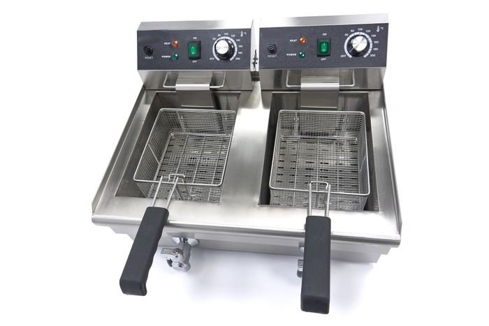 Friteuse Électrique Professionnelle 2 x 10L - 6000W - Robinets de Vidange Intégrés – Image 5
