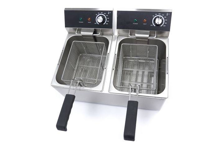 Friteuse Électrique Professionnelle 2 x 8L - 6,5 kW - Double Cuve Haute Puissance – Image 6