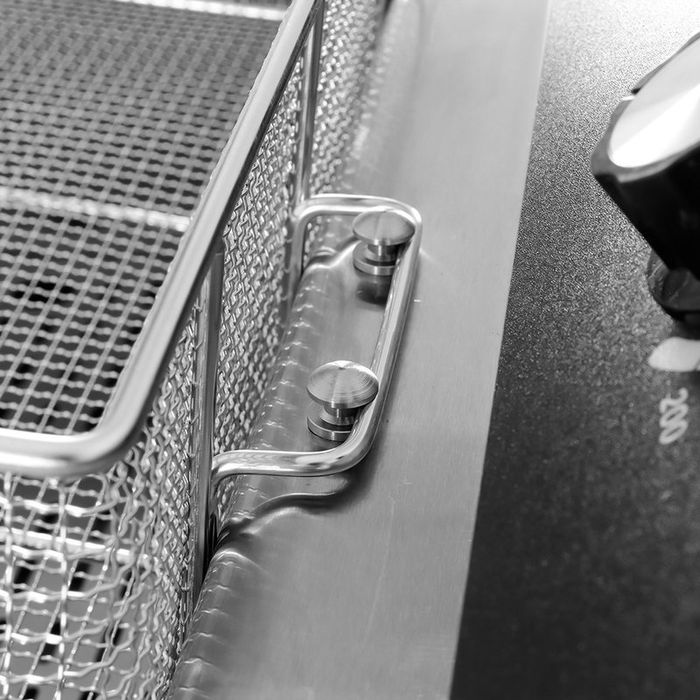 Friteuse Électrique Professionnelle 45L avec Robinet - 7500W - 400V sur Support – Image 4