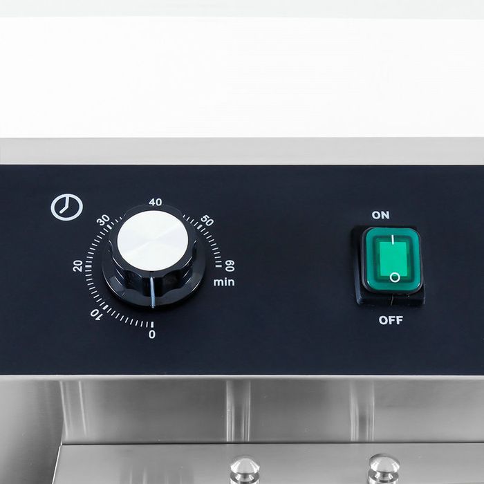 Friteuse Électrique Professionnelle 45L avec Robinet - 7500W - 400V sur Support – Image 6