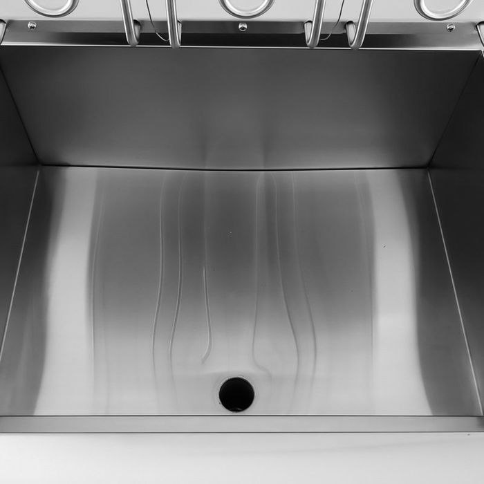 Friteuse Électrique Professionnelle 45L avec Robinet - 7500W - 400V sur Support – Image 8