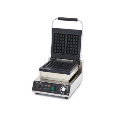 Gaufrier professionnel simple en acier inoxydable 1500W