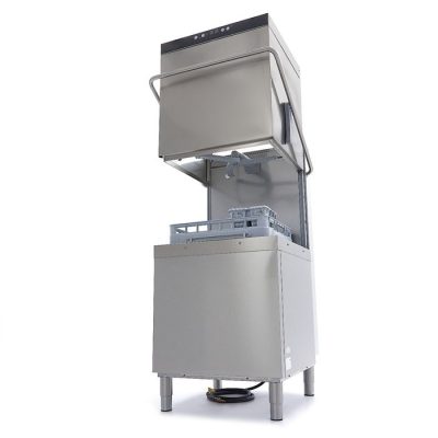 Lave-vaisselle à capot - 50x60cm - pompes de rinçage et de savon - 400V