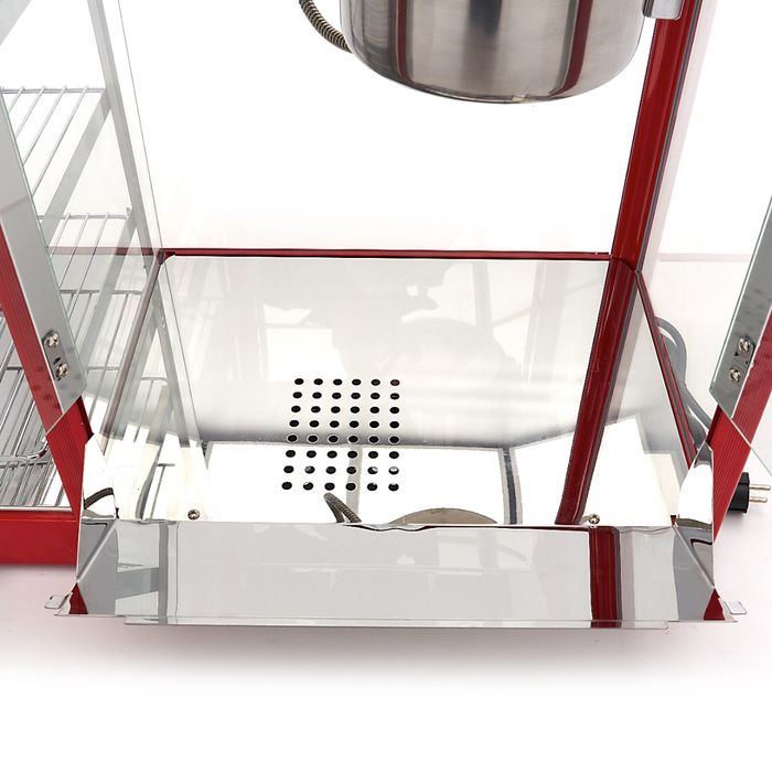 Machine à Pop-Corn Professionnelle - Vitrine Chauffante - 3 kg/h - 1700W – Image 11