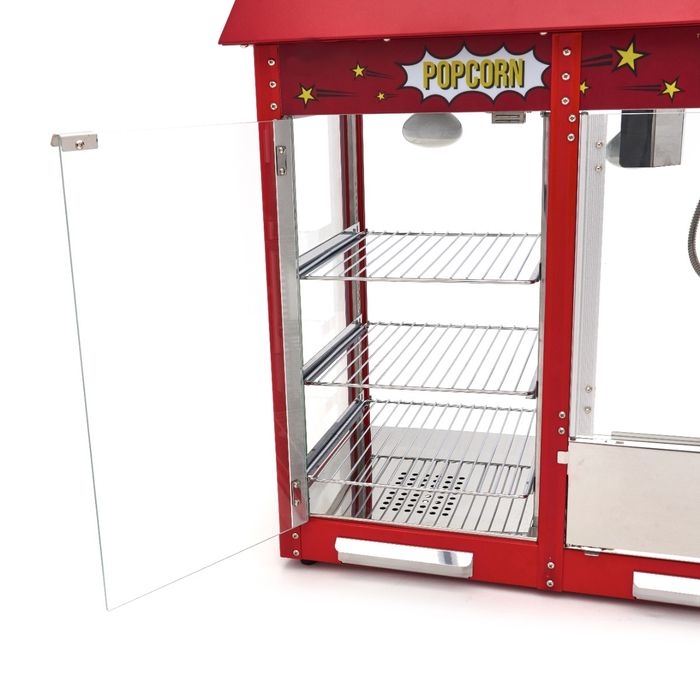 Machine à Pop-Corn Professionnelle - Vitrine Chauffante - 3 kg/h - 1700W – Image 10
