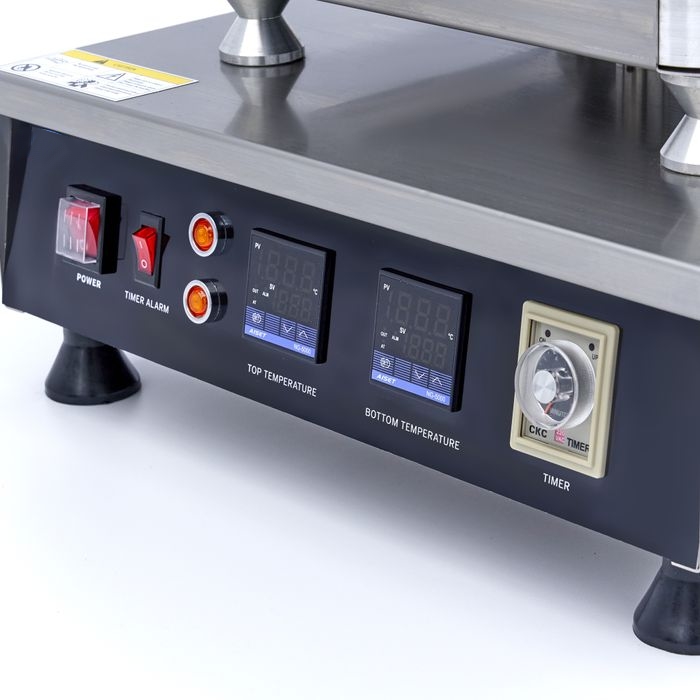 Machine à Tartelettes Professionnelle 3200W - Plaques Interchangeables & Digital – Image 2