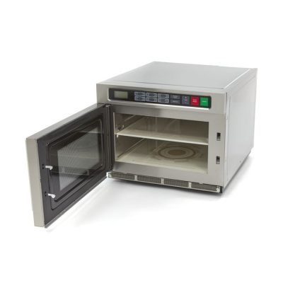 Micro-ondes professionnel 1800W inox 30 litres 20 programmes