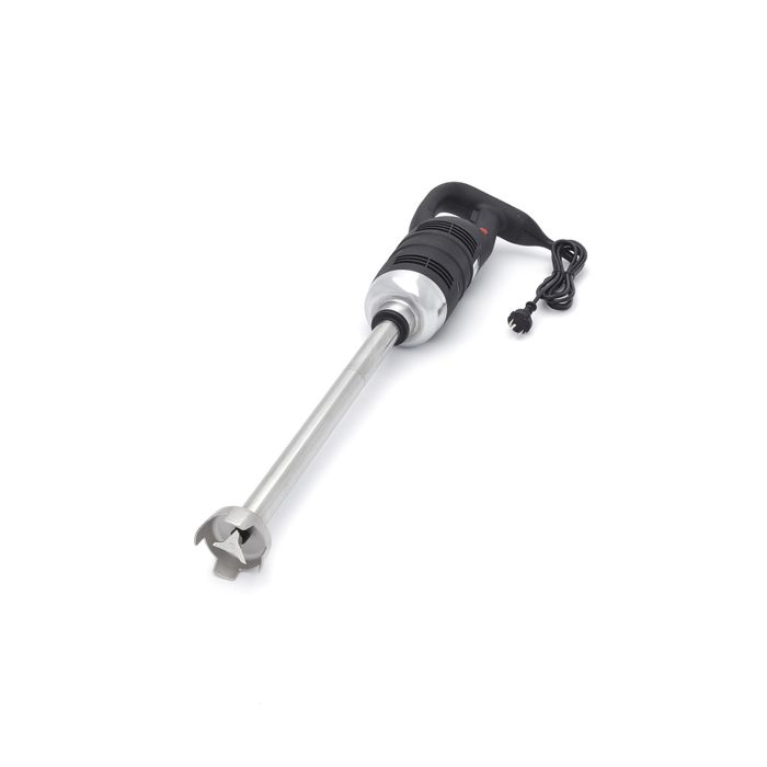 Mixeur plongeant professionnel 850W industriel, capacité 240 litres, tige inox 51 cm, moteur ventilé protection thermique, matériel de mixage haute hygiène pour cuisine centrale