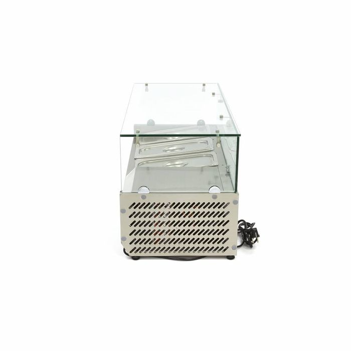 Porte-Ingrédient Réfrigéré Ultra-Compact 95 cm - 3 x GN 1/3 - Inox & Vitre – Image 6