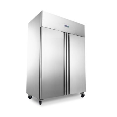 Réfrigérateur professionnel 1400 litres acier inoxydable double porte
