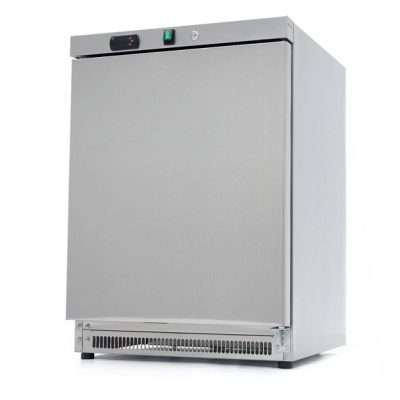 Réfrigérateur professionnel 200 litres en acier inoxydable avec serrure