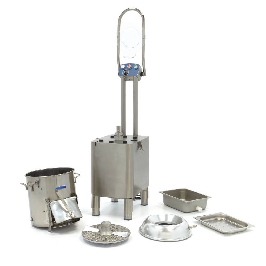 Éplucheuse Professionnelle 15 kg – Ingénierie Inox – 300kg/h – 750W – Image 2