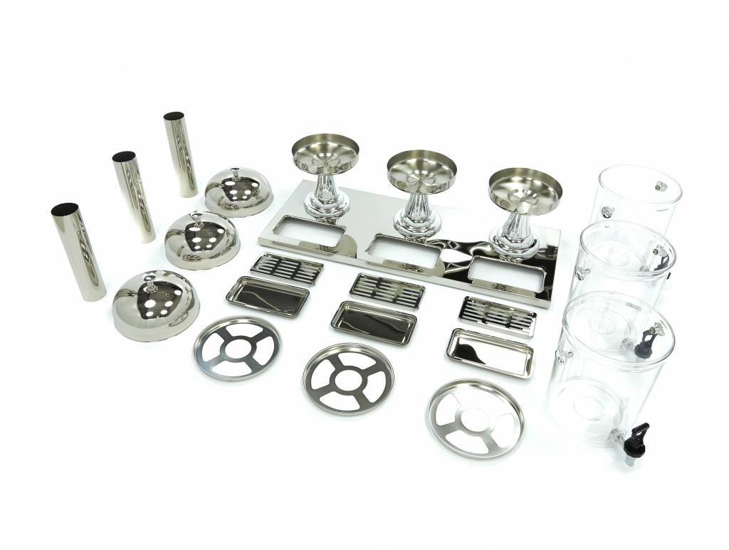 Distributeur de Jus Réfrigéré Triple 24L - 3 x 8L - Compact & Professionnel – Image 3