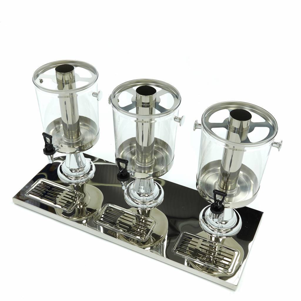 Distributeur de Jus Réfrigéré Triple 24L - 3 x 8L - Compact & Professionnel – Image 4