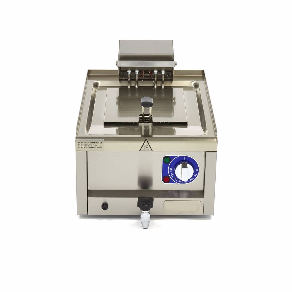 Friteuse Électrique Pro 10L – 6,0 kW – Triphasé 400V avec Vanne de Vidange – Image 2