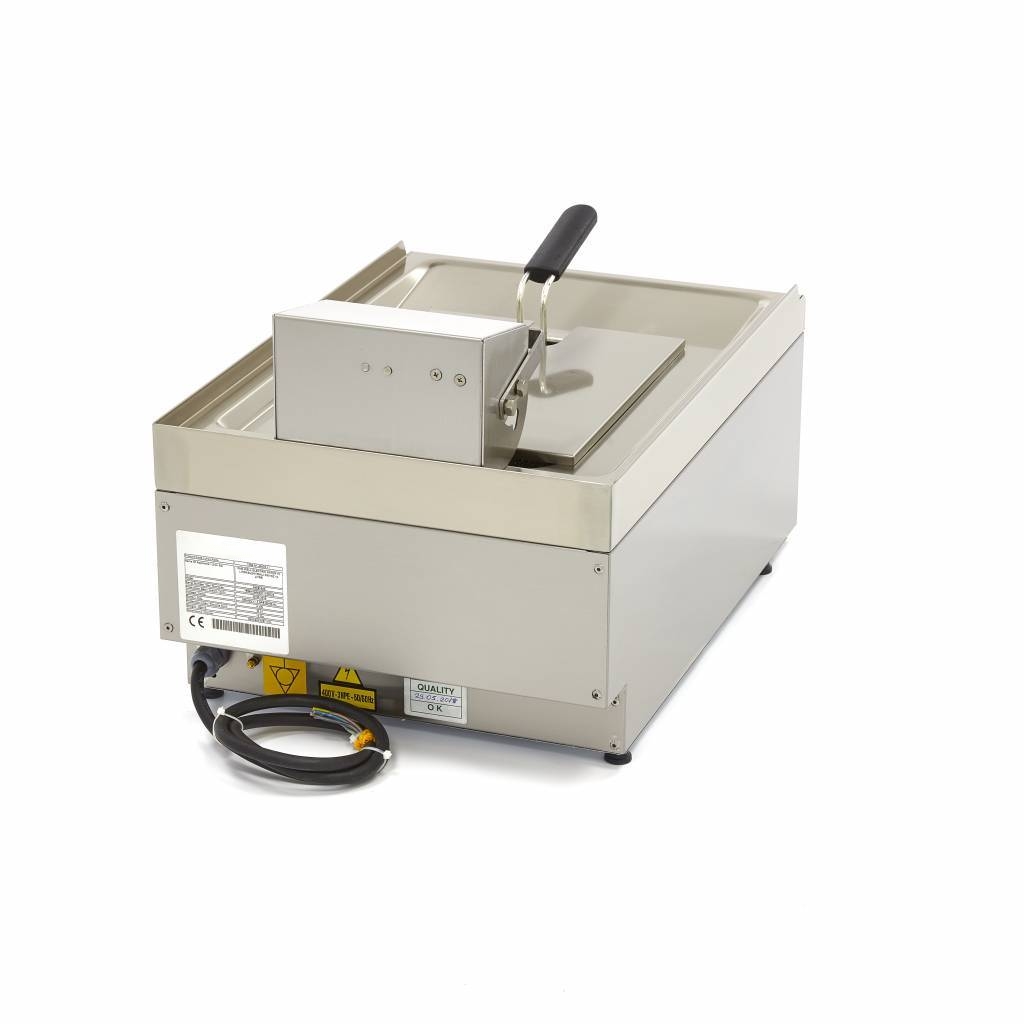 Friteuse Électrique Pro 10L – 6,0 kW – Triphasé 400V avec Vanne de Vidange – Image 3