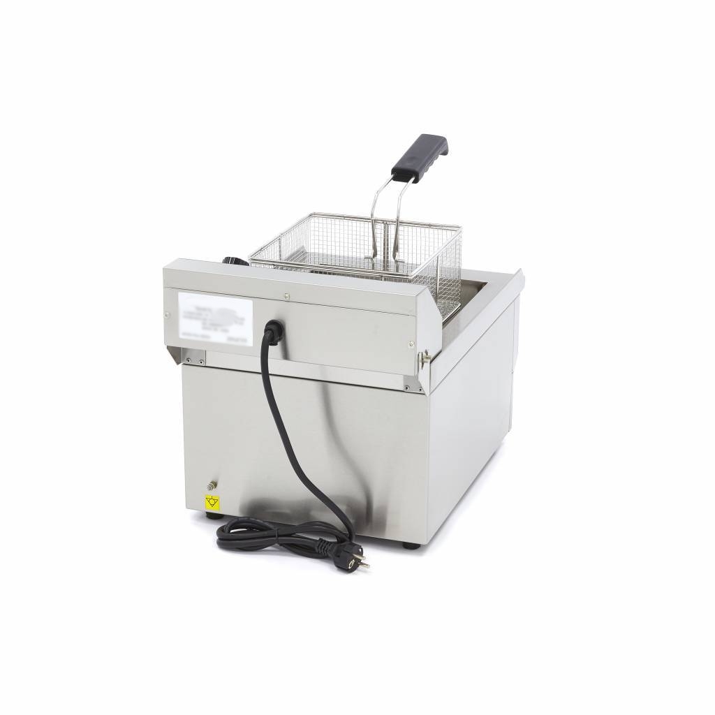 Friteuse Électrique Professionnelle 16L avec Robinet - 3000W - Inox Haute Qualité – Image 8