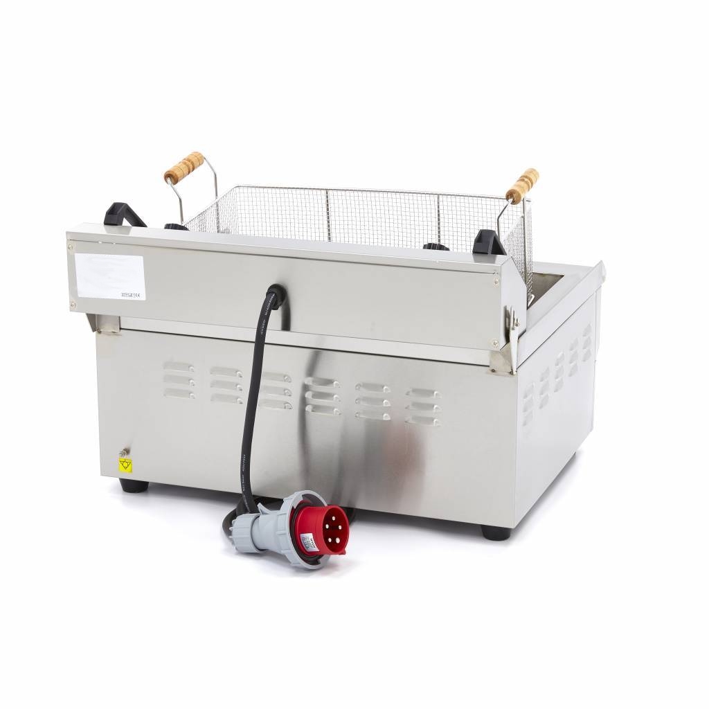 Friteuse Électrique Professionnelle 30L – 400V Triphasé – Capacité XL avec Vidange – Image 7