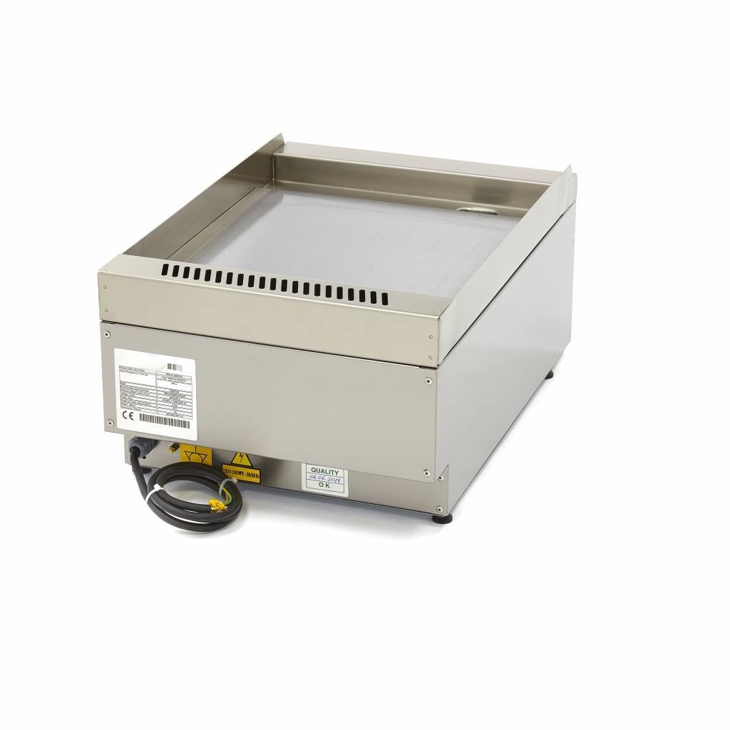 Grill Lisse Électrique Professionnel – 3000W – Surface 40 x 60 cm – Châssis Inox – Image 3